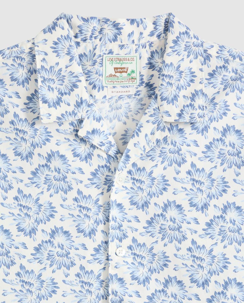 Camisa de Manga Curta Multicolor-6