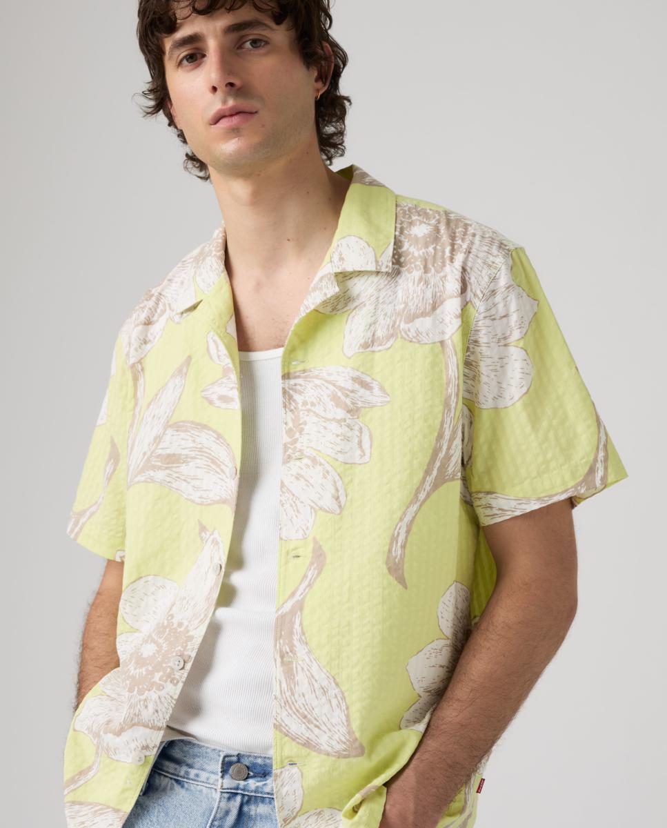 Camisa de Manga Curta Multicolor-3
