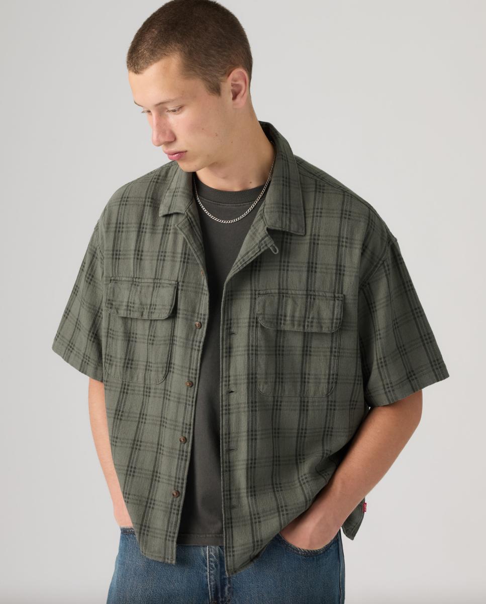 Camisa crop de hombre de manga corta - Levi's - Multicolor Multicolor-4