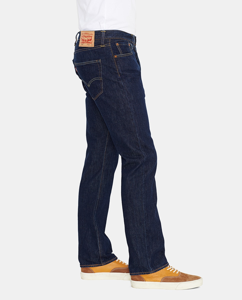 Jeans de homem 501 regular azuis Azul-3