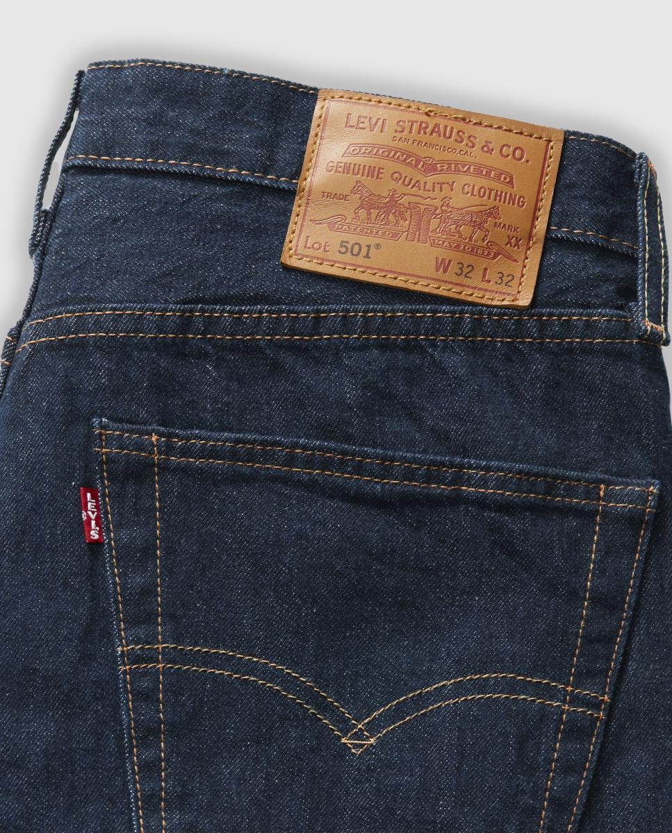 Jeans de homem 501 regular azuis Azul-6