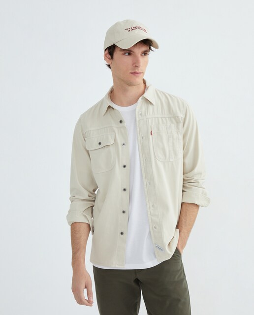 Imagen 0 de Camisa vaquera de algodón de hombre relaxed