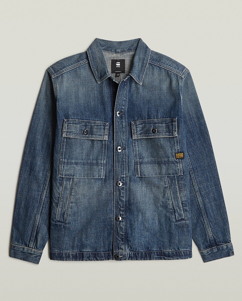 Sobrecamisa Regular Azul-6