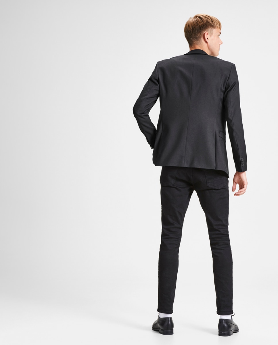 Blazer preto slim Preto-2