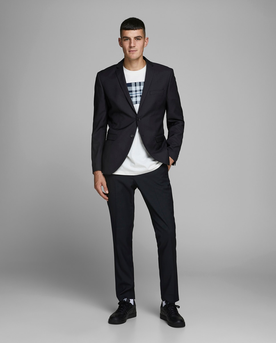 Blazer preto slim Preto-8