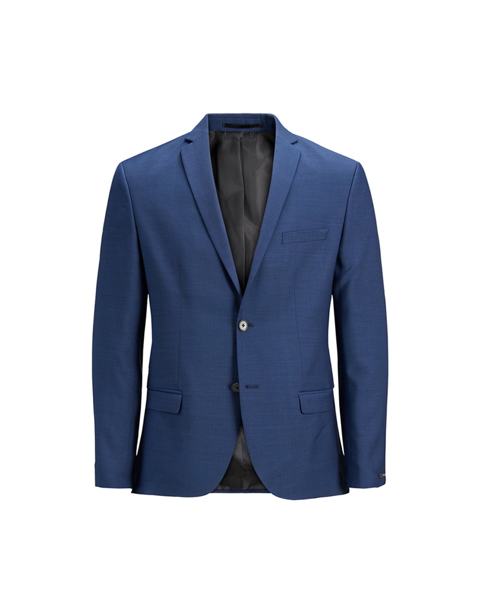 Blazer azul slim Azul-6