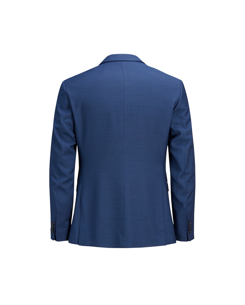 Blazer azul slim Azul-7