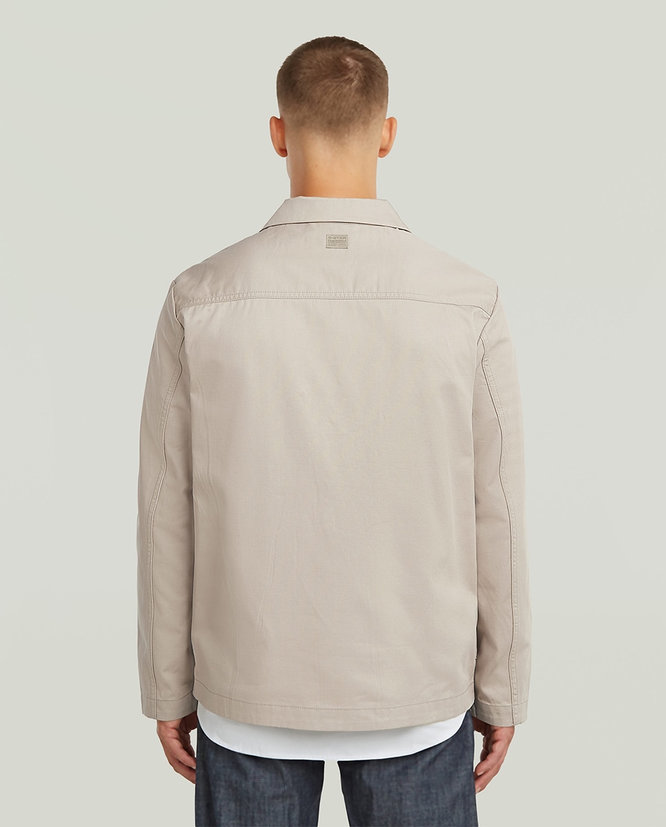 Casaco Estilo Blazer de Design Moderno e Corte Regular Cru-2