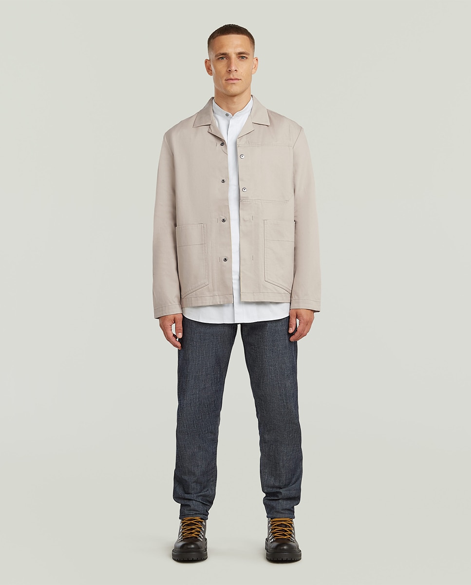 Casaco Estilo Blazer de Design Moderno e Corte Regular Cru-7