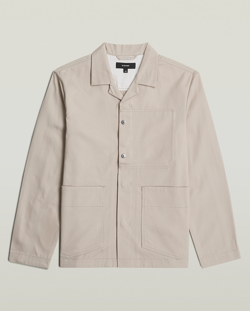 Casaco Estilo Blazer de Design Moderno e Corte Regular Cru-6