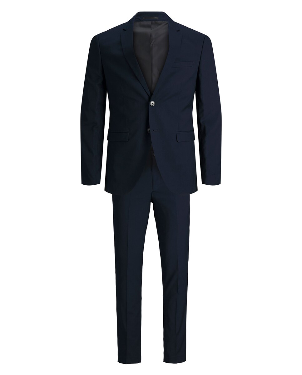Traje de dos piezas de hombre - Jack & Jones - Gris Azul-6