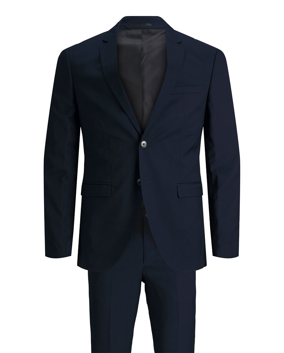 Traje de dos piezas de hombre - Jack & Jones - Gris Azul-7