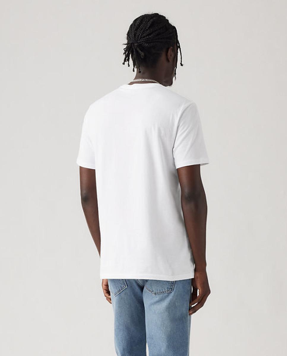 Pack de duas t-shirts brancas de homem com manga curta Branco-2