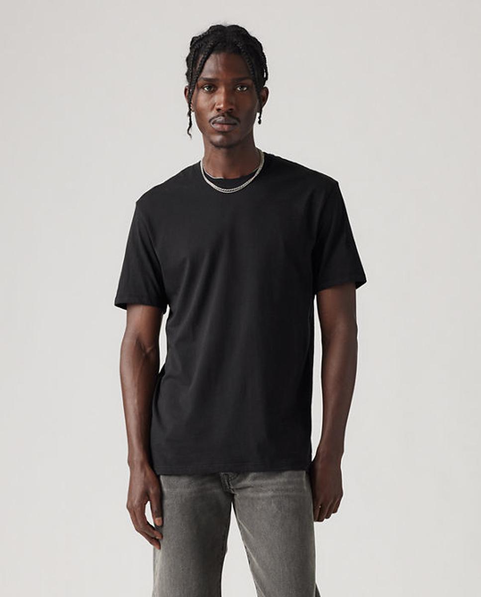 Imagem 0 de Pack de duas t-shirts pretas com manga curta