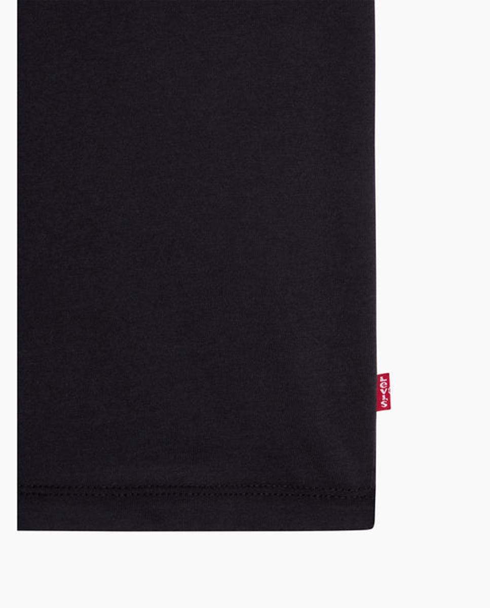Pack de duas t-shirts pretas com manga curta Preto-8