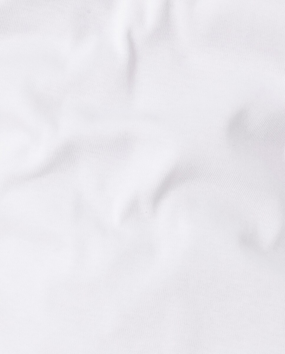 Pack de 2 T-shirts Básicas com Decote Redondo Branco-5
