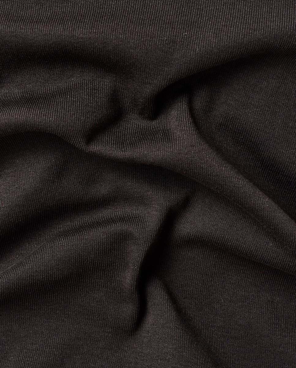Pack de 2 T-shirts Básicas com Decote Redondo Preto-5