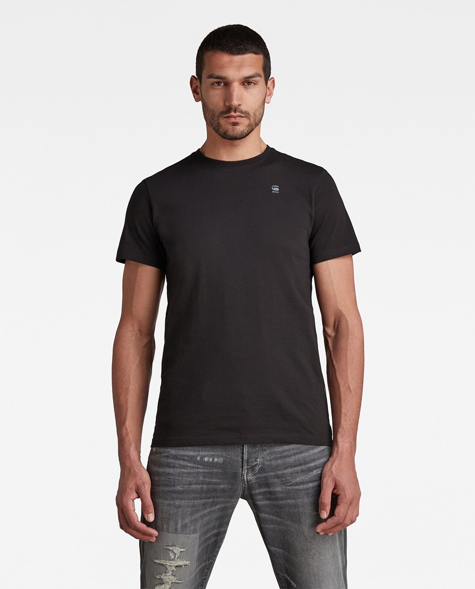 T-shirt de Manga Curta - Preto Preto-1