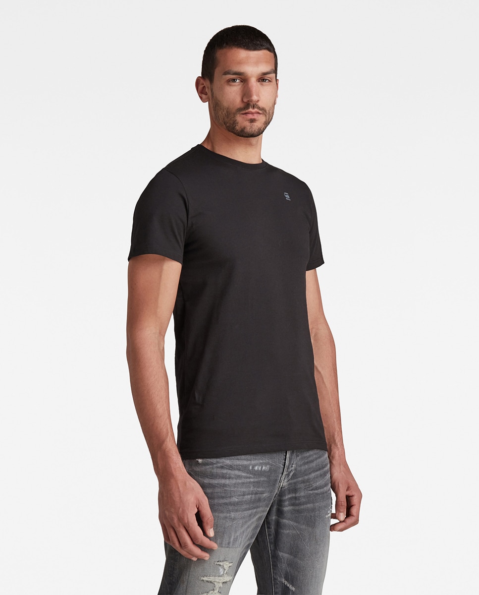 T-shirt de Manga Curta - Preto Preto-3