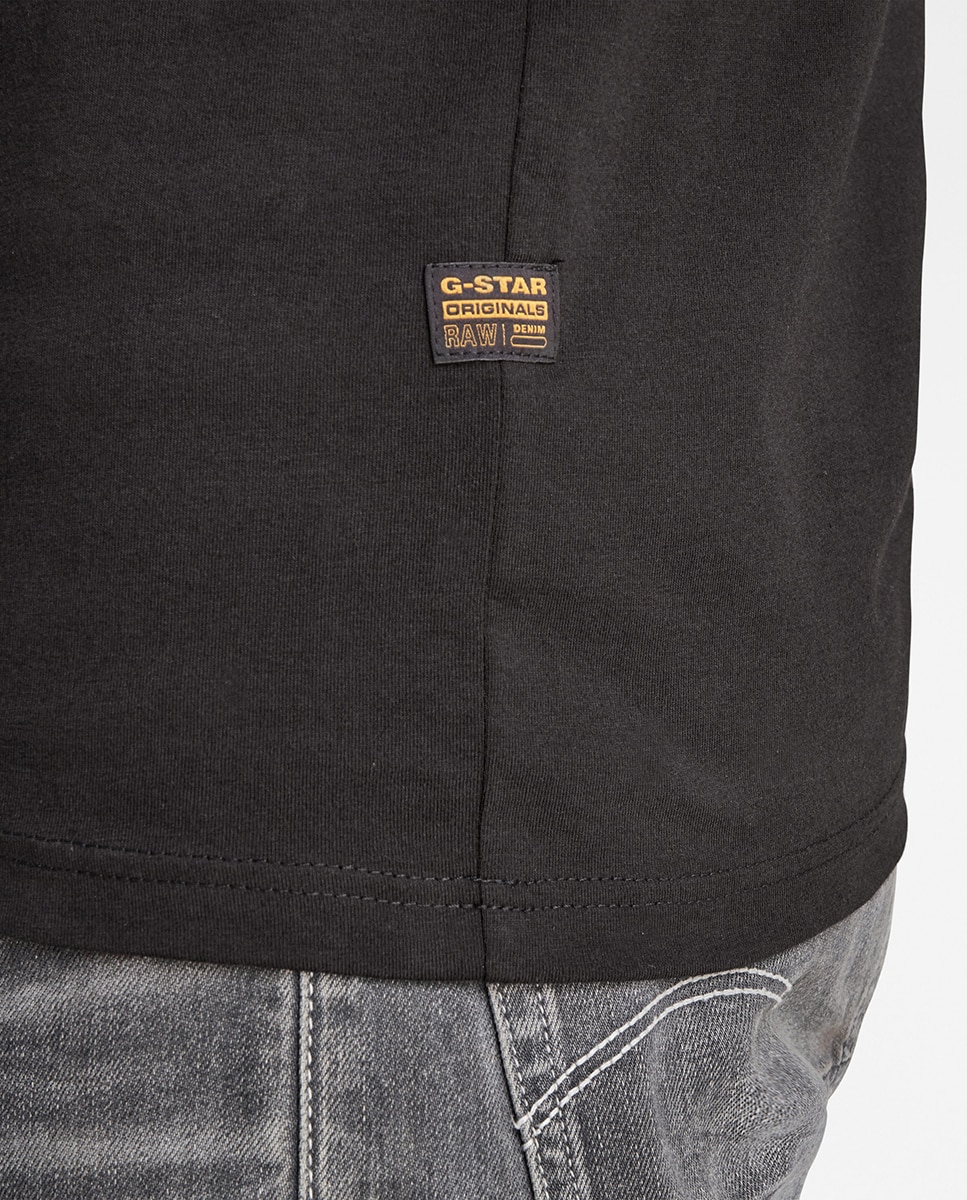 T-shirt de Manga Curta - Preto Preto-4