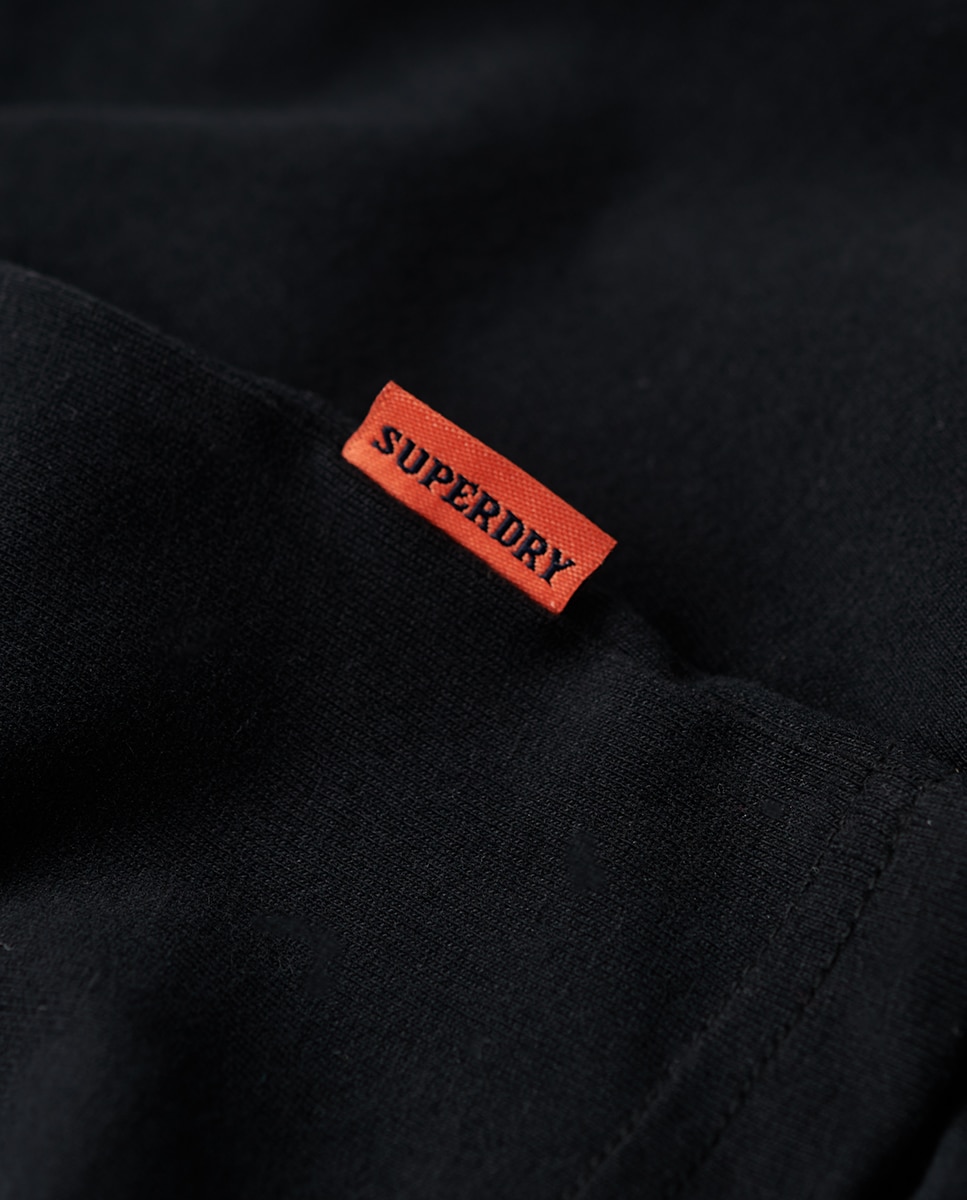 T-shirt com Logótipo Essential e em Algodão Orgânico Preto-5