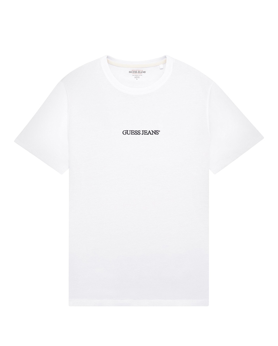 T-shirt de manga curta Branco-4