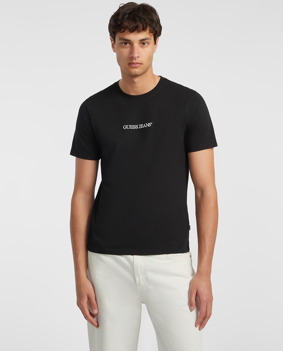 T-shirt de manga curta Preto-1