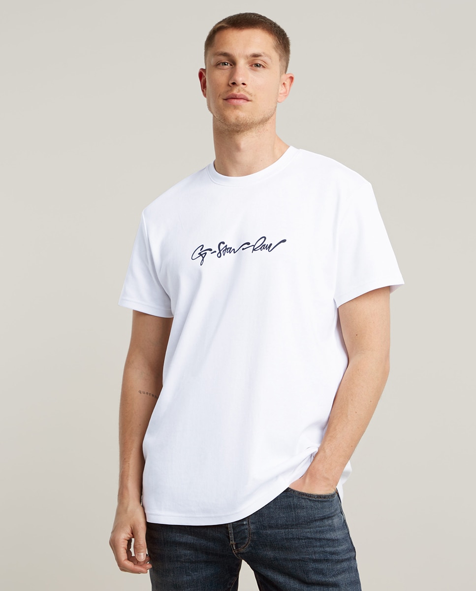 T-shirt G-Script Branco-1