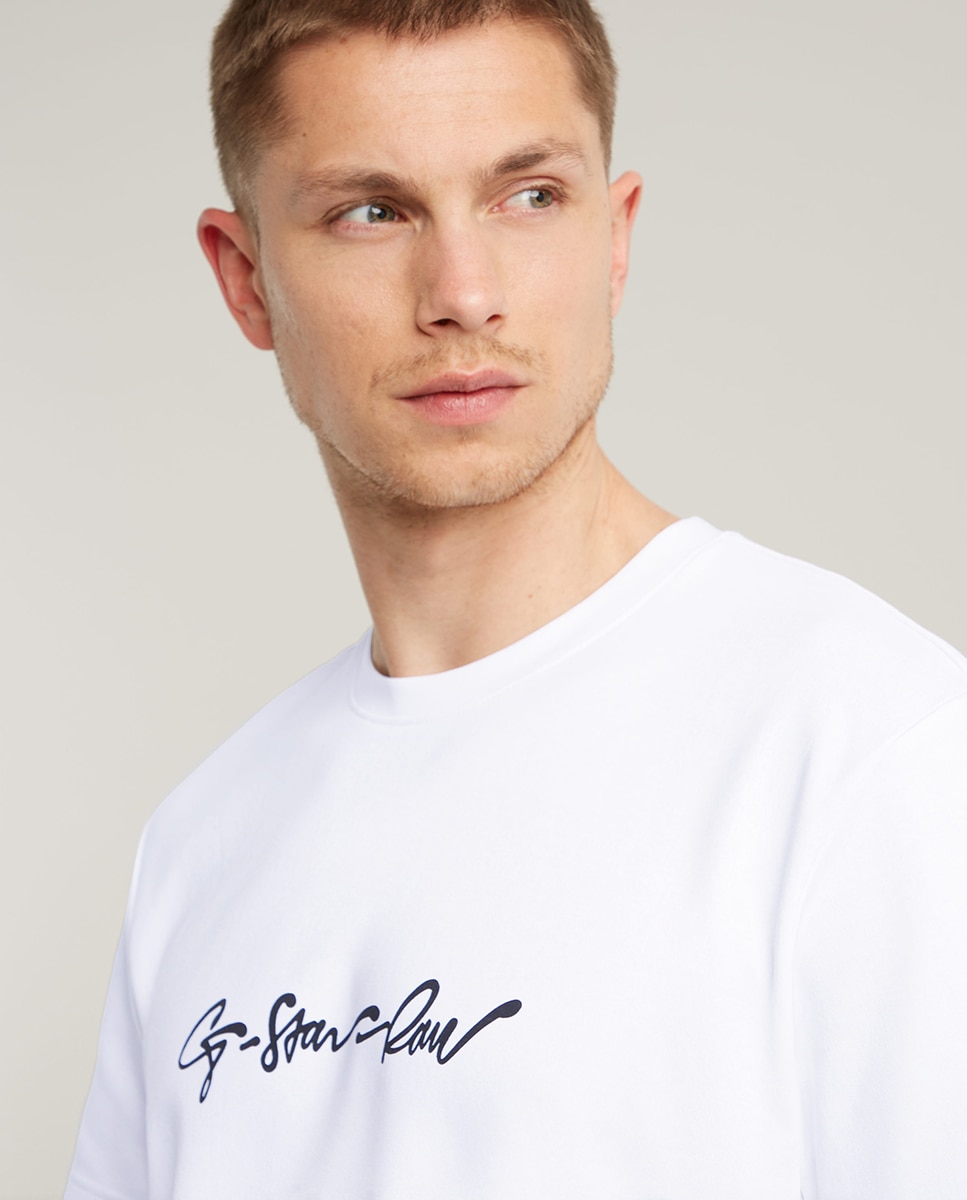T-shirt G-Script Branco-3