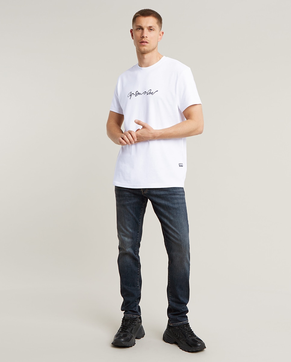 T-shirt G-Script Branco-7