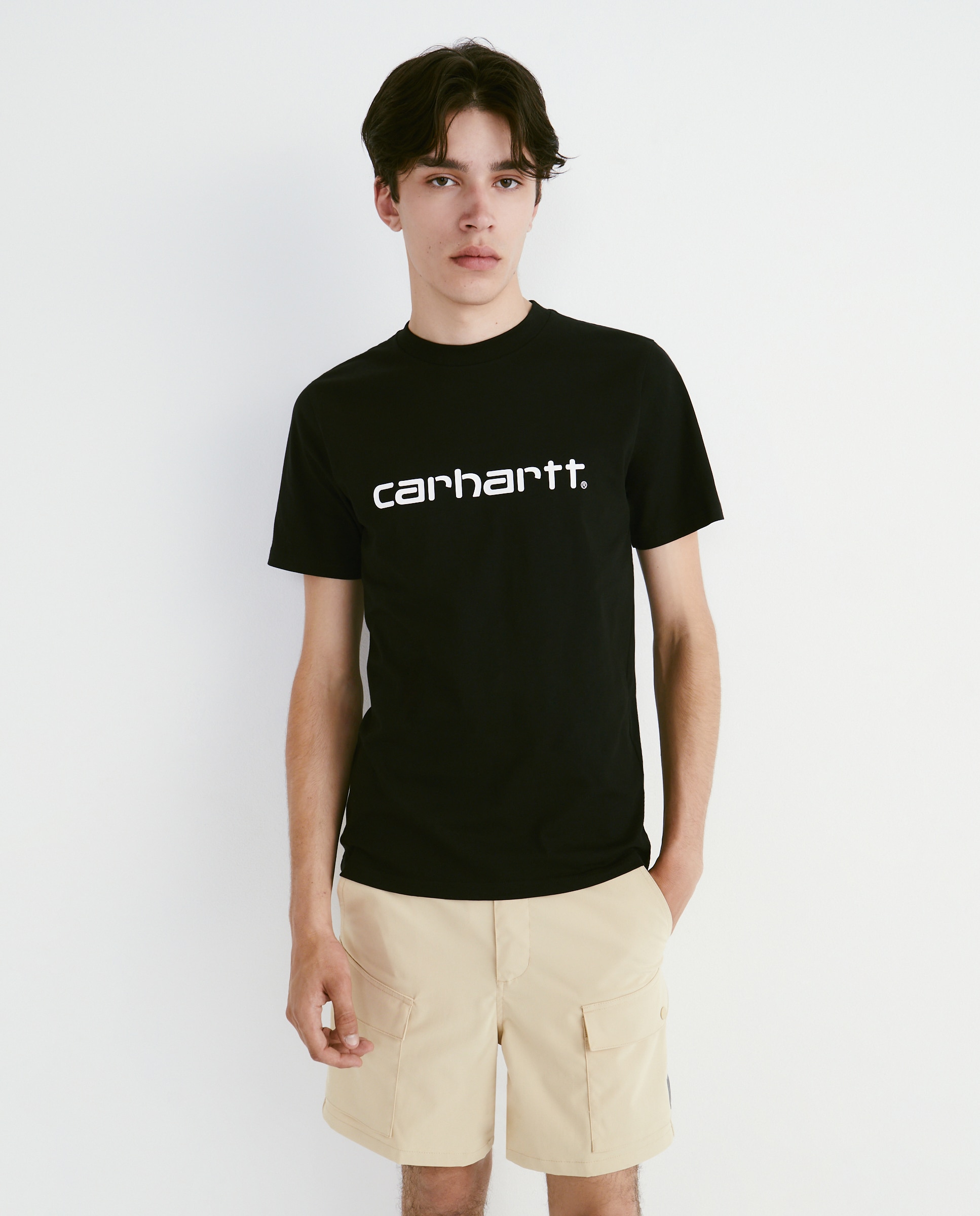 T-shirt S/S Script T-Shirt Preto-2