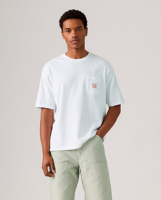 Camiseta de hombre de manga corta con cuello redondo
