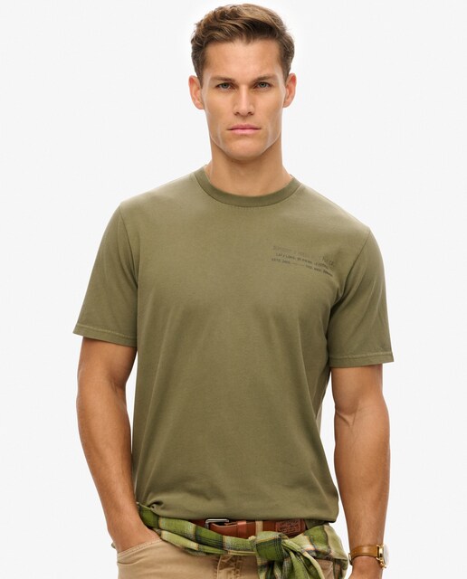 Camiseta de hombre gráfica deportiva utility