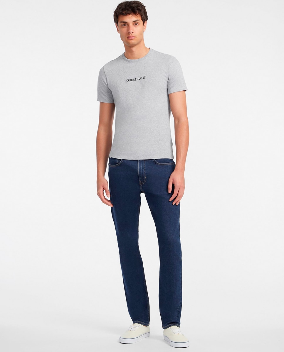 T-shirt com Manga Curta Cinzento-claro-6