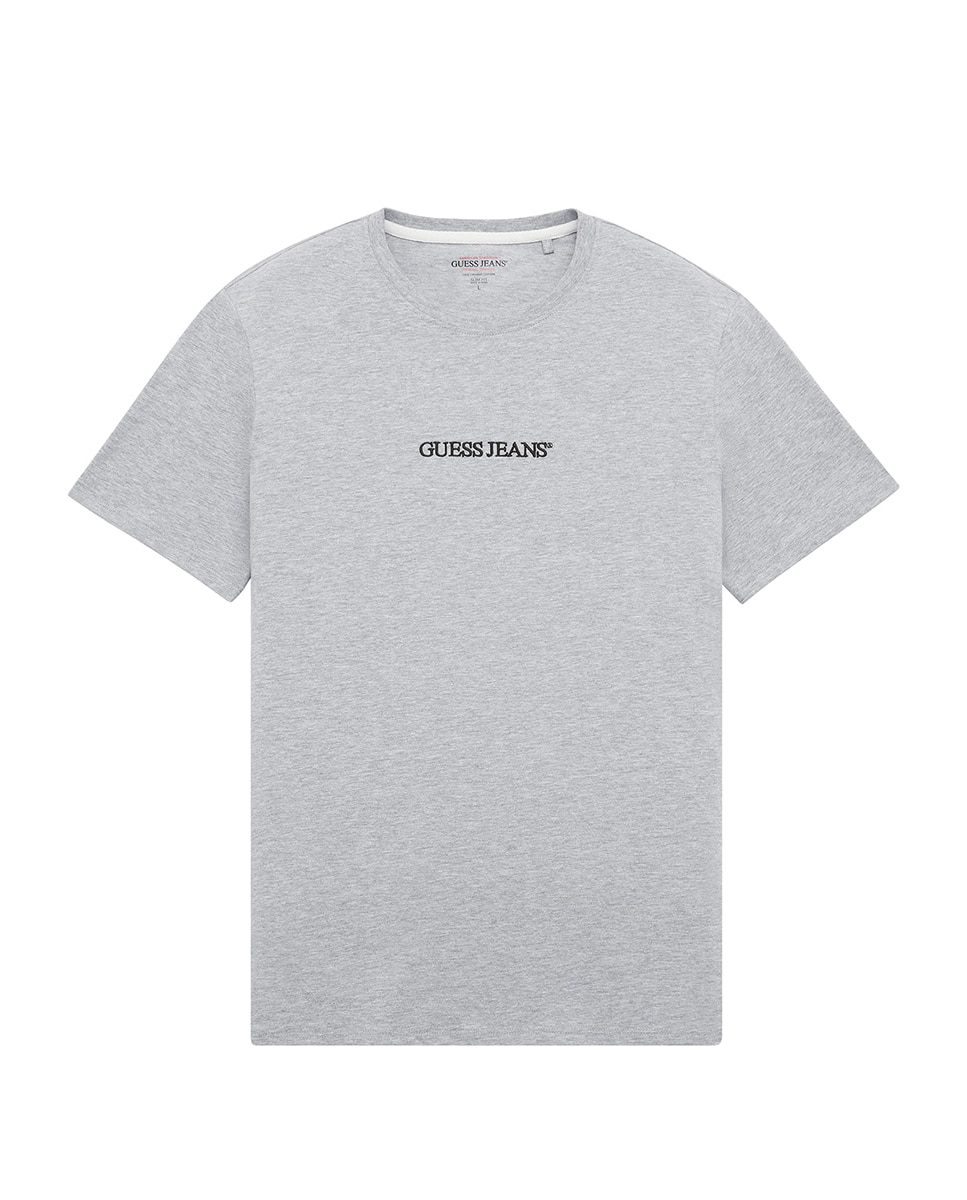 T-shirt com Manga Curta Cinzento-claro-5
