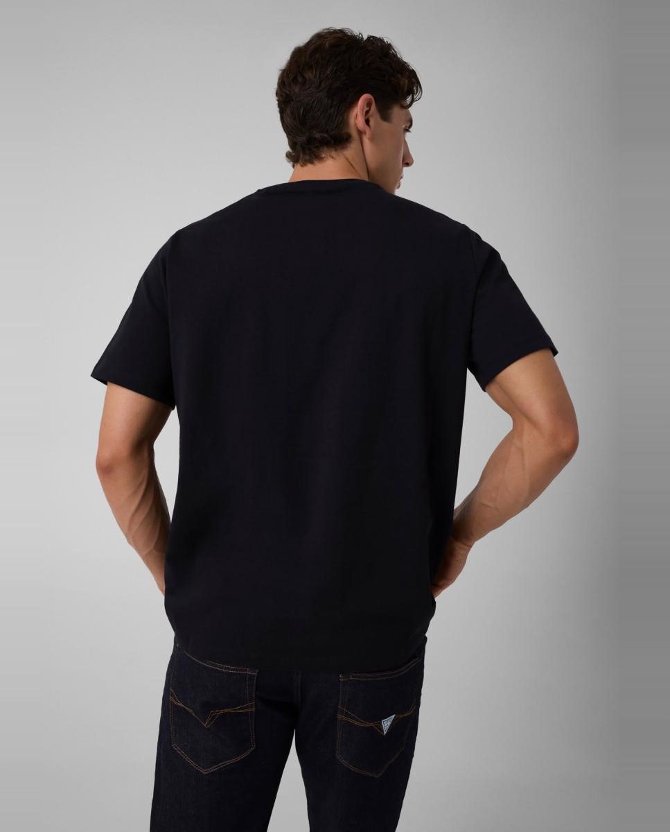 Camiseta de manga corta de hombre - Guess - Negro Negro-2