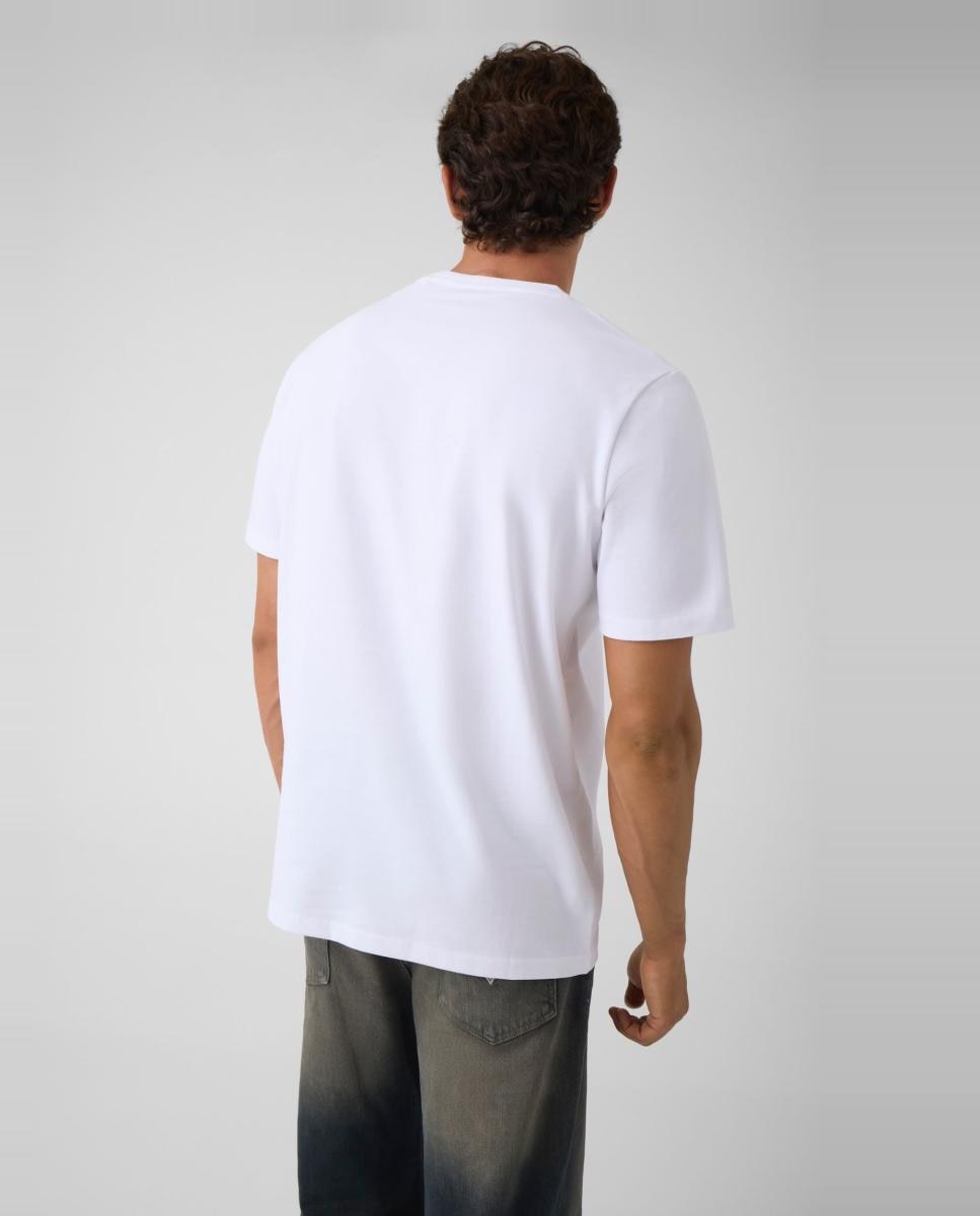 Camiseta de manga corta de hombre - Guess - Blanco Blanco-2