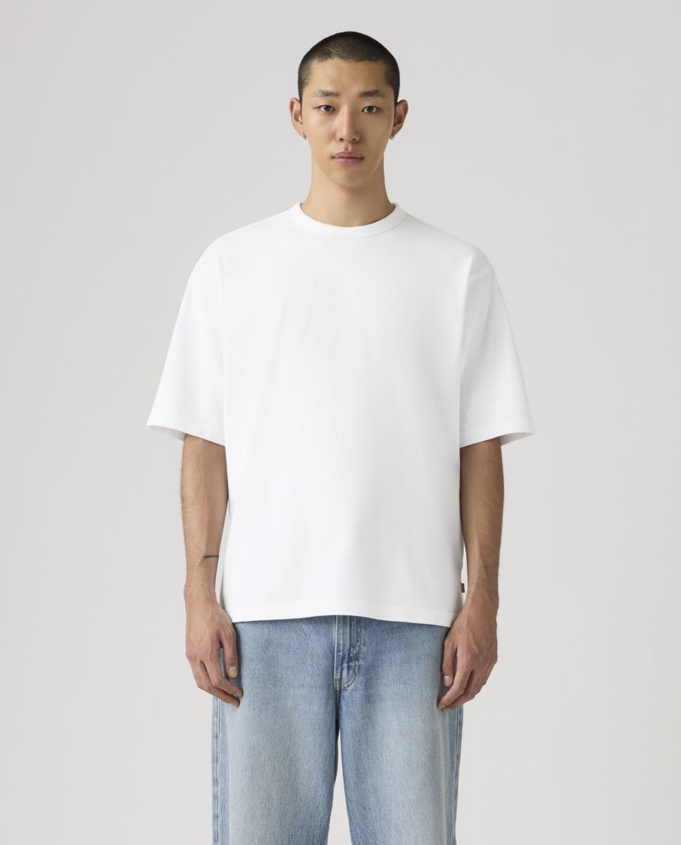 Camiseta de hombre de manga corta con cuello redondo - Levi's - Blanco Blanco-1