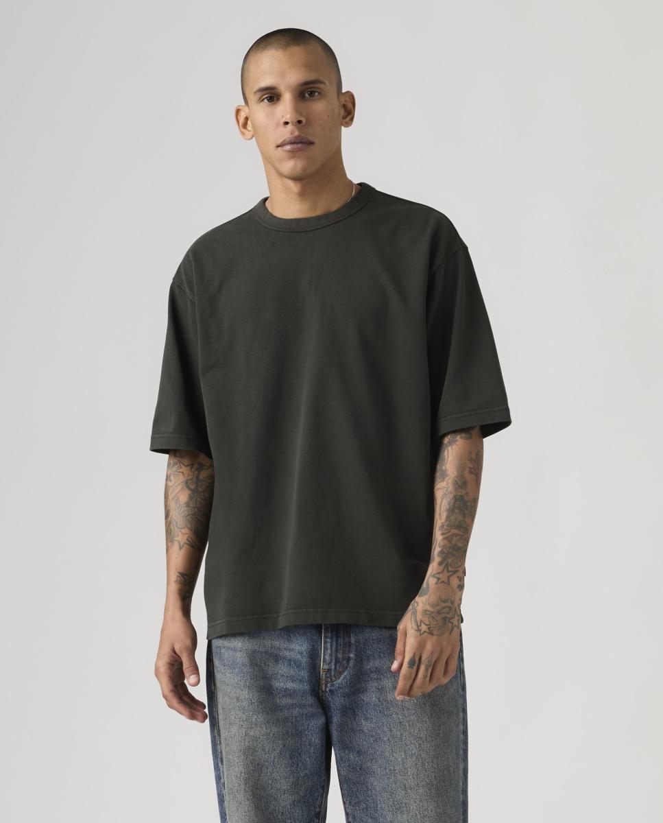 Camiseta de hombre de manga corta con cuello redondo - Levi's - Negro Negro-1