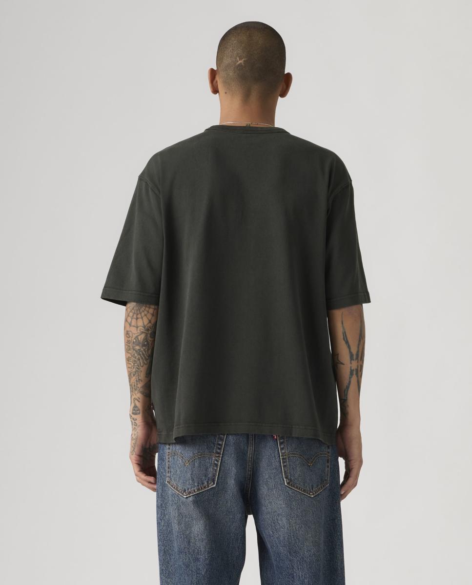 Camiseta de hombre de manga corta con cuello redondo - Levi's - Negro Negro-2