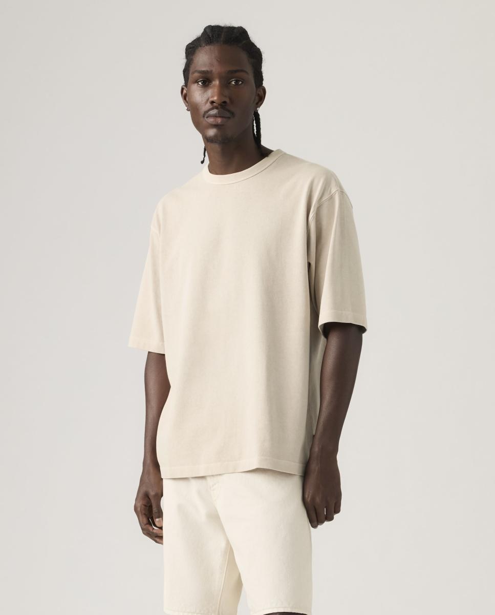 Camiseta de hombre de manga corta con cuello redondo - Levi's - Beige Beige-1