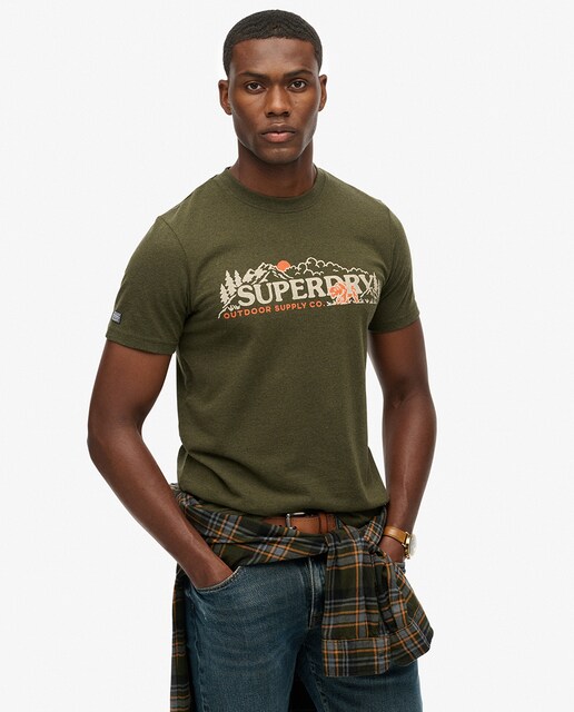 Imagen 0 de Camiseta de hombre de corte relajado Outdoor Scene