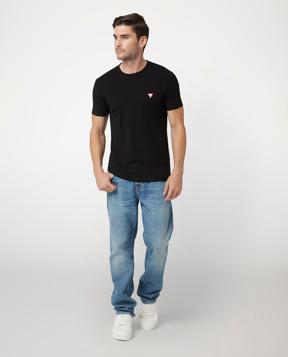 T-shirt de Manga Curta Preto-5
