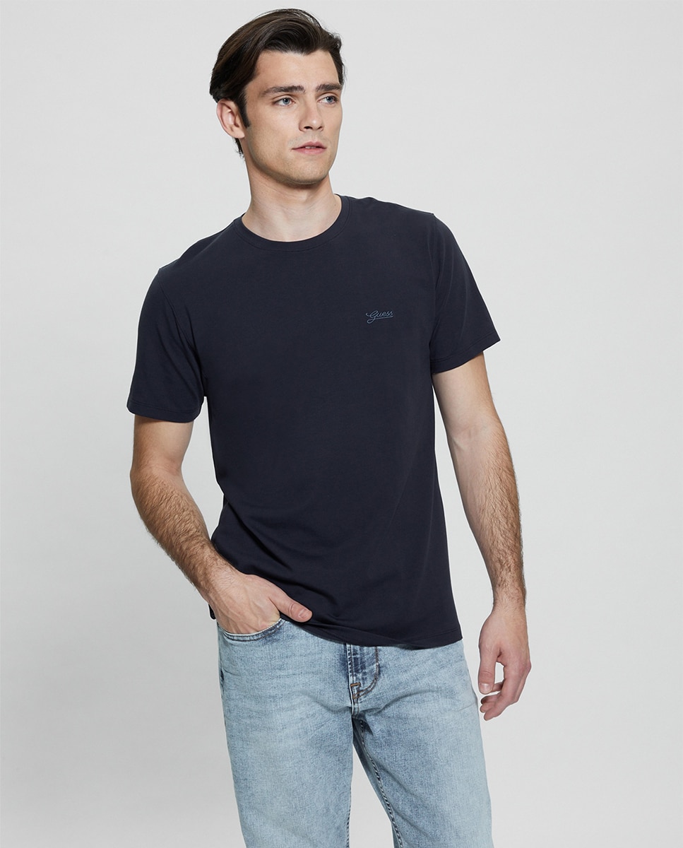 Imagen 0 de Camiseta de manga corta de hombre Azul marino