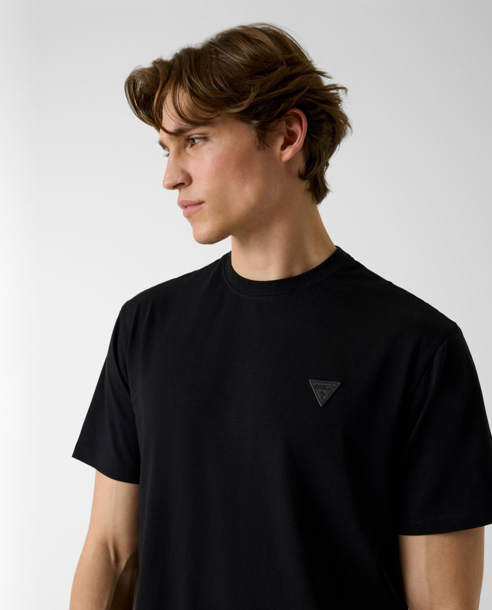 T-shirt de Manga Curta Preto-3