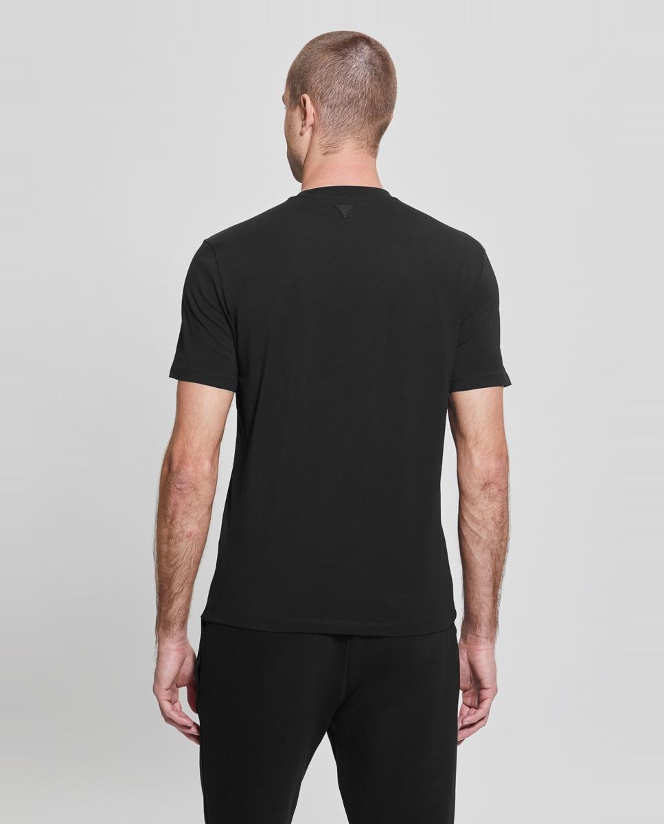 T-shirt de Manga Curta Preto-2
