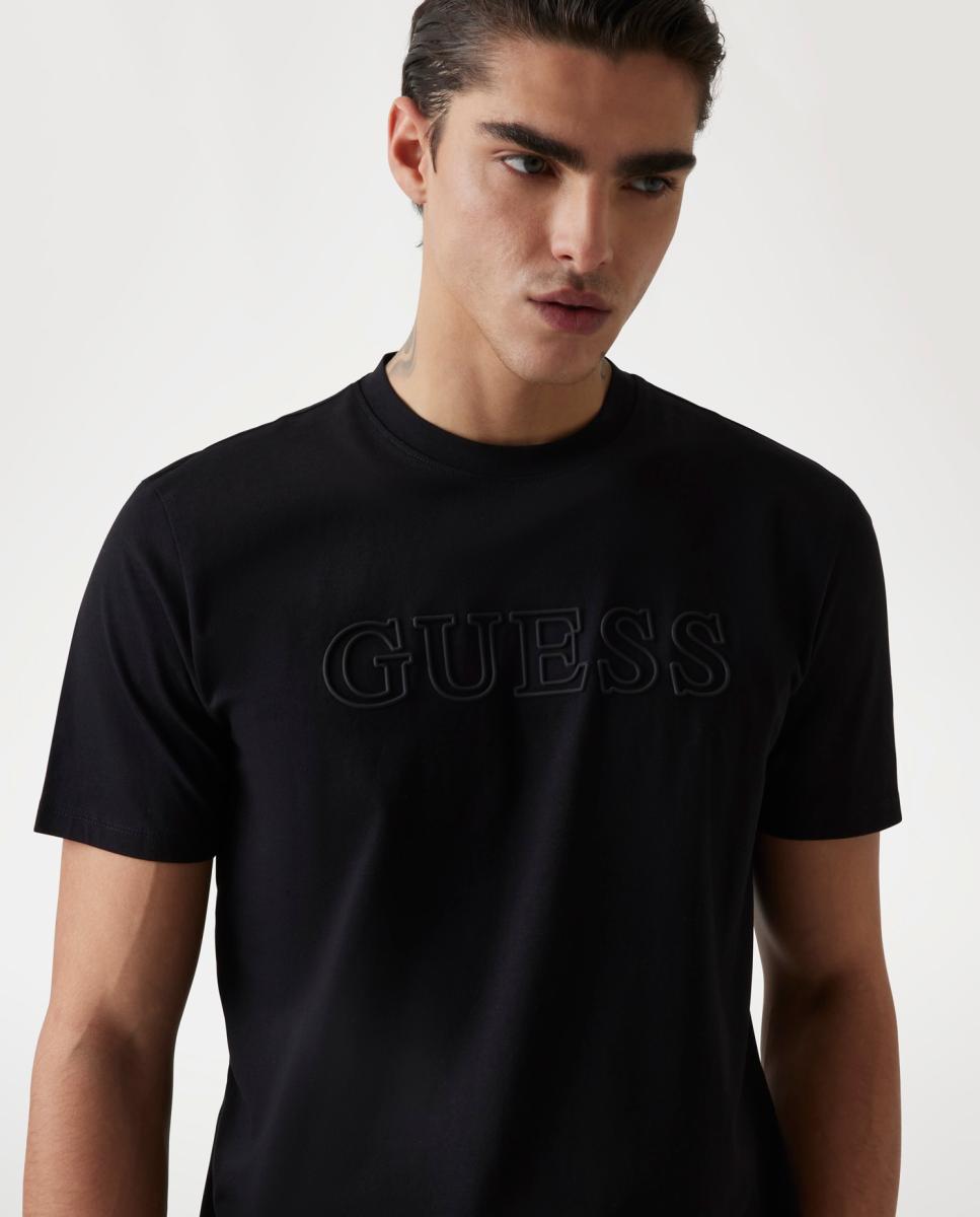 T-shirt de Manga Curta Preto-3