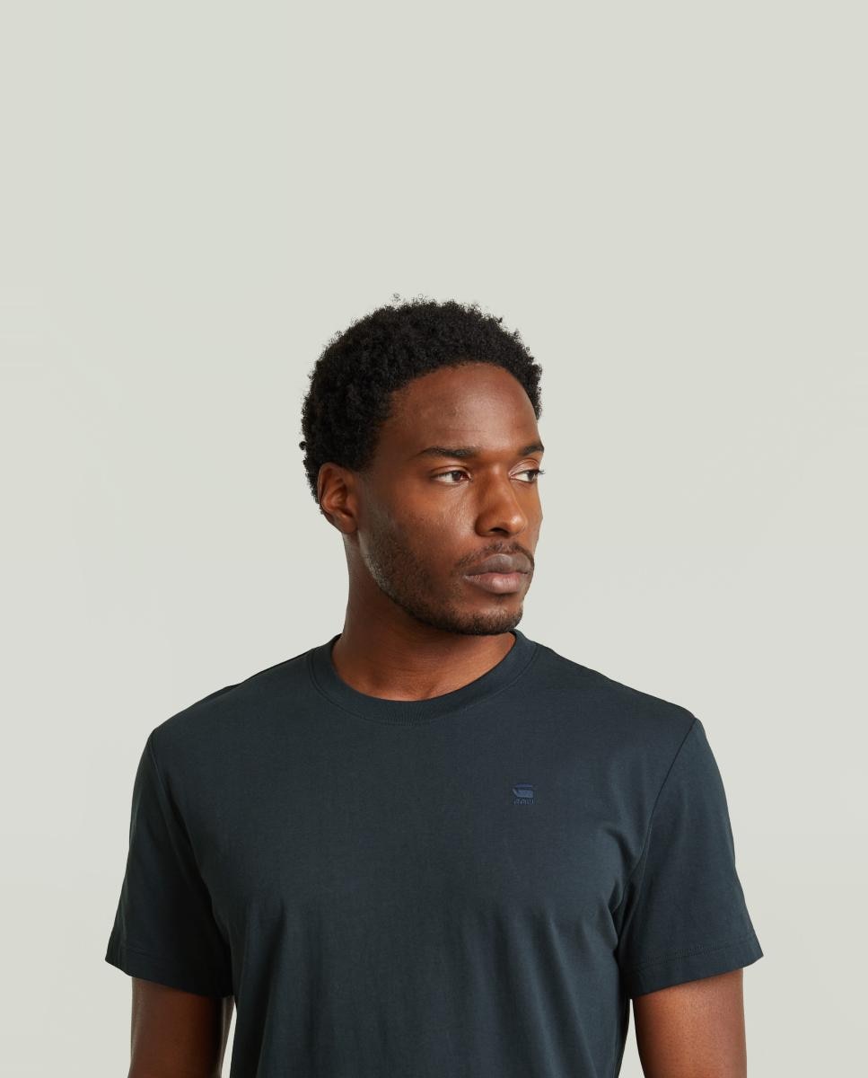 Imagen 3 de Camiseta de hombre blanca manga corta - G-Star - Azul Azul