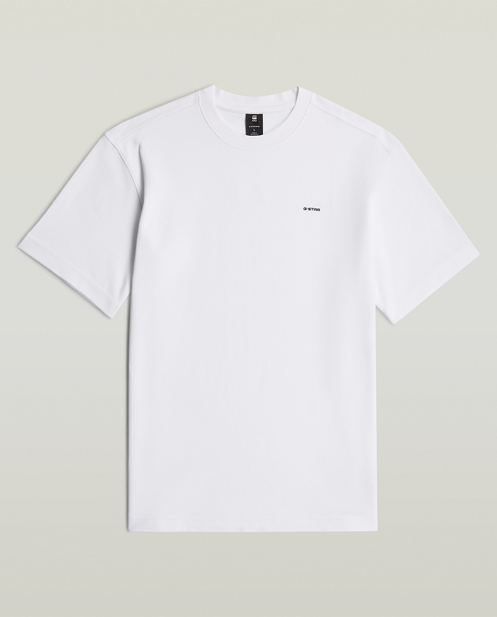 Imagen 6 de Camiseta de hombre de manga corta y corte recto - G-Star - Blanco Blanco