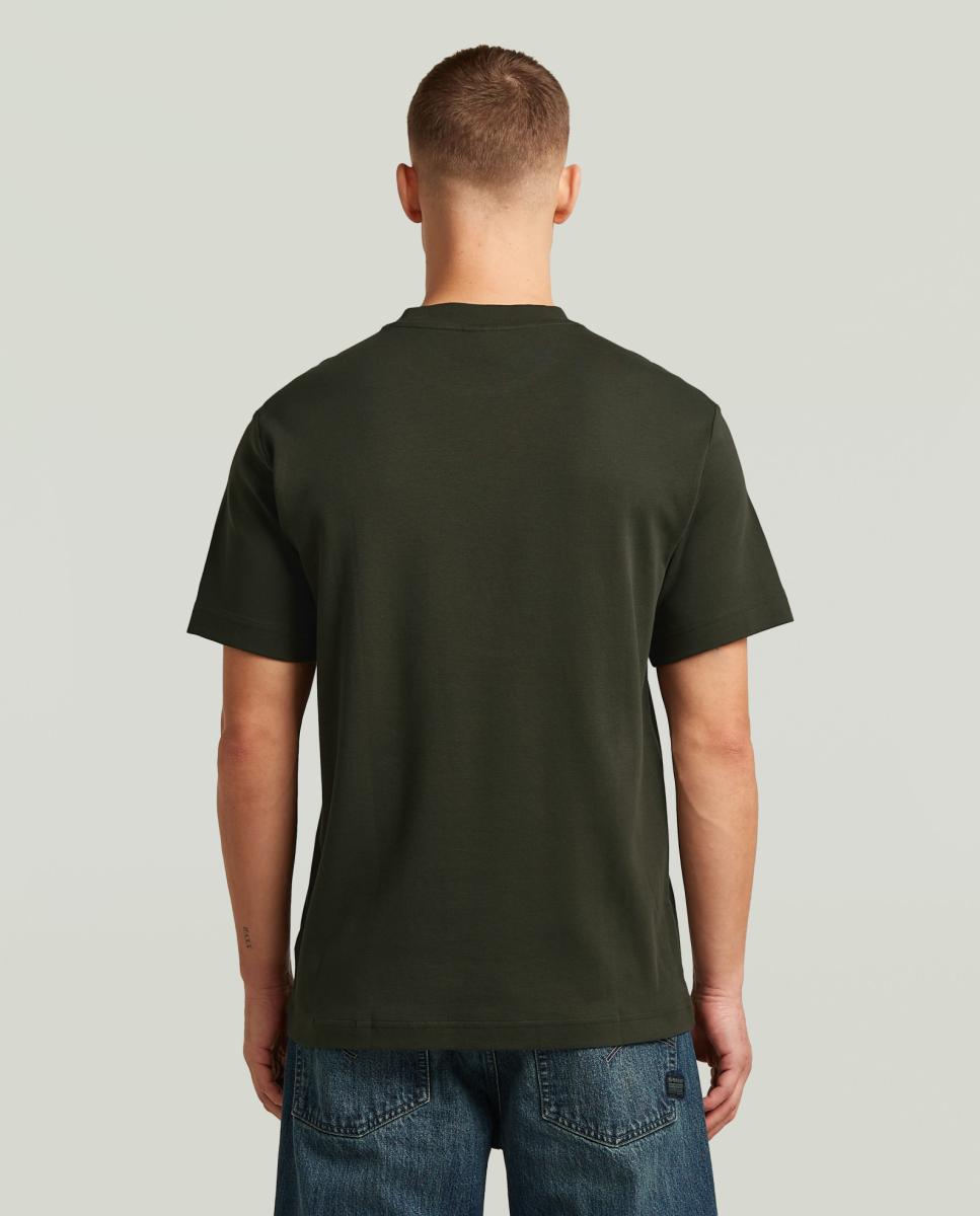 T-shirt de Corte Regular com Manga Curta Cinzento-2